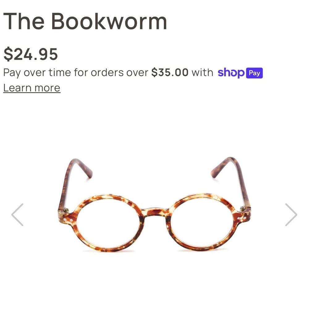 Readers.com Round Bookworm Glasses